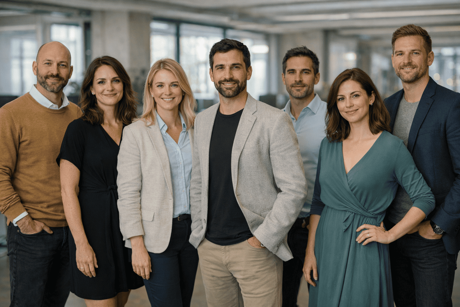 Team working on AI trading platform — Luce Guadanza